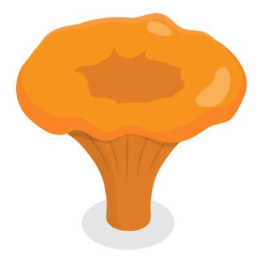 3 Boyutlu Isometric Düz Vektör Mantar Kümesi, Mantar Bitkileri. Madde 7