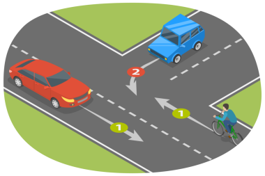 3 Boyutlu Isometric Trafik Yönetmeliğinin Kavramsal İllüstrasyonu, Güvenli Yol Sürüşü