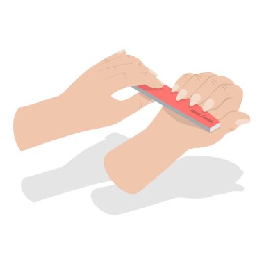 3 Boyutlu Isometric Spa Manikür, Güzellik Servisi, Kozmetik. Madde 6