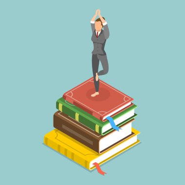 3D Isometric Bilginin Gücü, Engellerin Üstesinden Gelme ve Yetenek Geliştirme Vektörü