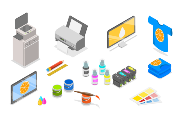 Yazdırma, tişört Yazdırma Özelleştirilmiş Eşya Özelleştirmesi için 3B Öge Düzlüğü