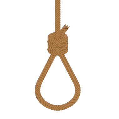 Asılı halat halkası İllüstrasyonu