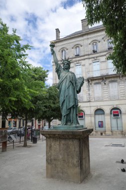 Bordeaux, Fransa - 26 Temmuz 2022: Picard, Bordeaux 'daki Özgürlük Anıtı