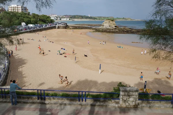Santander España Oct 2022 Playas Playa Del Camello Santander Cantabria — Foto de Stock
