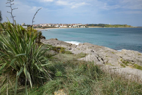 Santander Spanya Ekim 2022 Magdalena Yarımadası Playa Del Camello Santander — Stok fotoğraf
