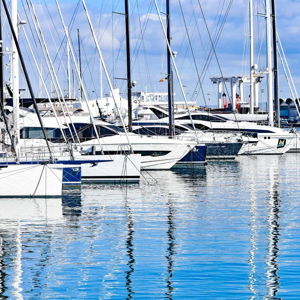 Palma Mallorca Spanje Nov 2022 Jachten Jachthaven Van Palma Balearen — Stockfoto
