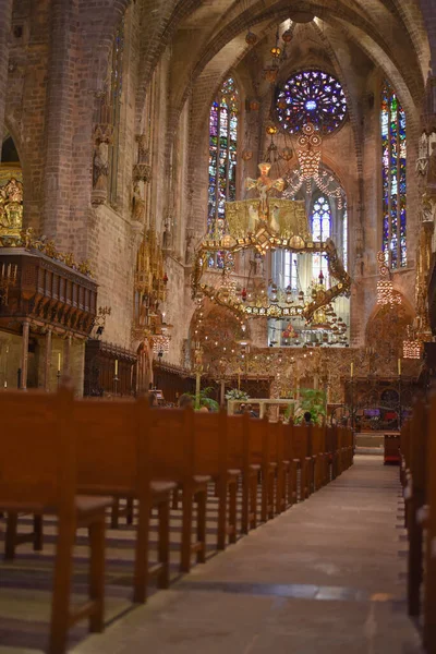 Palma Mallorca España Nov 2022 Altar Diseñado Por Gaudí Basílica — Foto de Stock