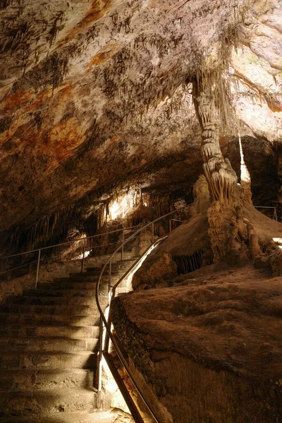 Porto Cristo Majorka Hiszpania Nov 2022 Podziemne Jaskinie Cuevas Del — Zdjęcie stockowe