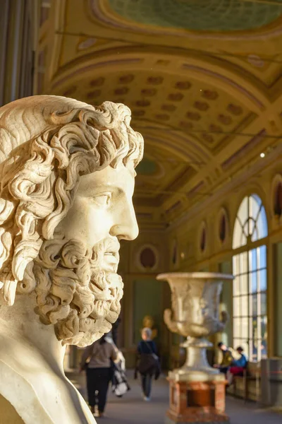 Florence Italie Nov 2022 Sculptures Romaines Œuvres Art Dans Les — Photo