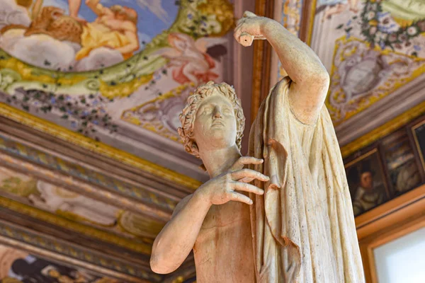 Флоренція Італія Nov 2022 Painted Ceilings East Corridor Uffizi Gallery — стокове фото