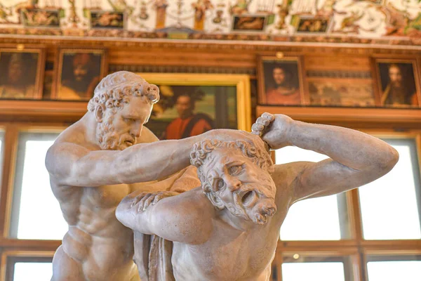 Флоренція Італія Nov 2022 Римська Статуя Геракла Кентавра Несса Галереї — стокове фото