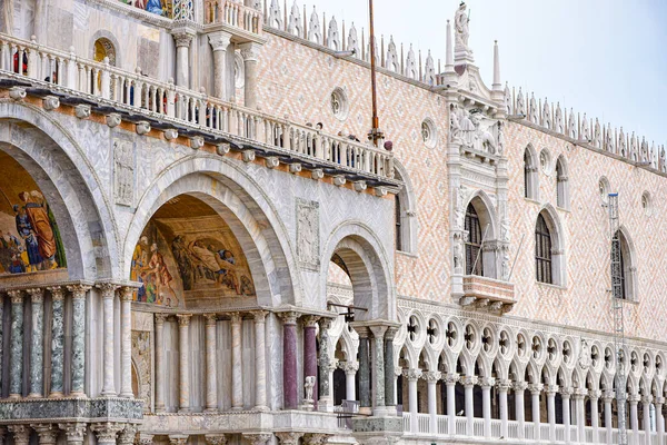 Venedig Italien Nov 2022 Außenansicht Des Dogenpalastes Und Des Markusplatzes — Stockfoto