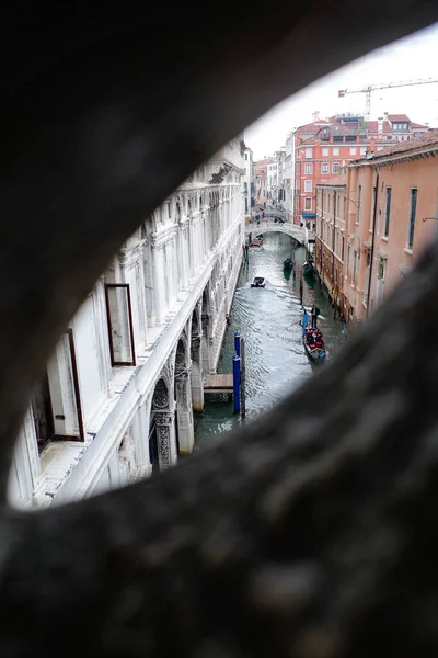 Венеція Італія Nov 2022 Міст Зіткнення Зсередини Палацу Дож Палаццо — стокове фото