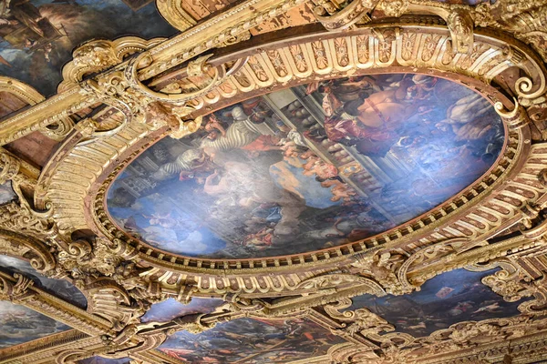 Benátky Itálie Listopadu 2022 Salla Del Maggior Consiglio Palazzo Ducale — Stock fotografie