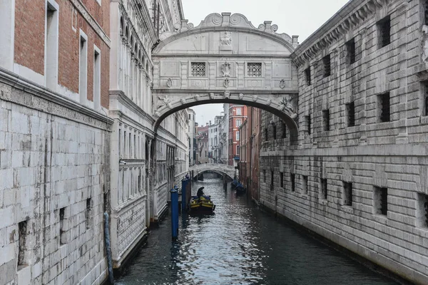 Венеція Італія Nov 2022 Міст Зіткнення Або Понте Суспірі Палац — стокове фото