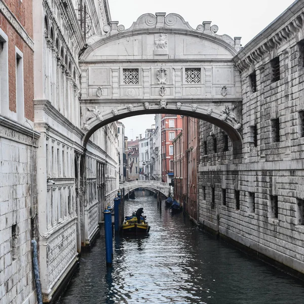 Венеція Італія Nov 2022 Міст Зіткнення Або Понте Суспірі Палац — стокове фото