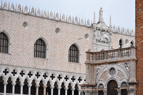 Wenecja Włochy Lis 2022 Wygląd Pałacu Dożów Piazza San Marco — Zdjęcie stockowe