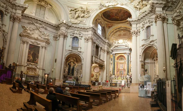 Bolonha Itália Novembro 2022 Interior Igreja Santuario Santa Maria Della — Fotografia de Stock