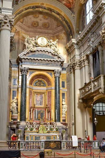意大利博洛尼亚 2022年11月16日 圣玛丽亚德拉维塔教堂的内部 — 图库照片