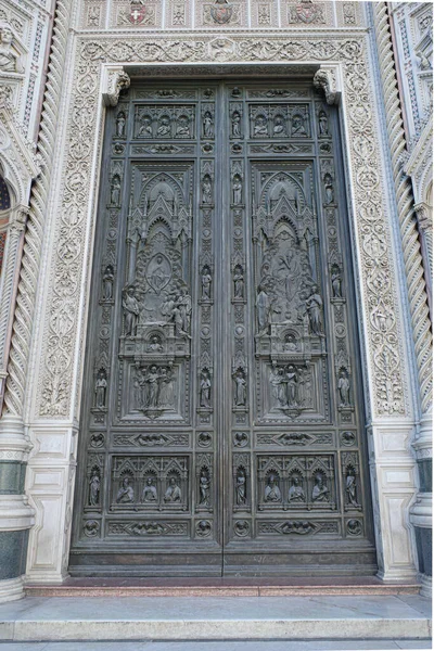 Florença Itália Novembro 2022 Vista Exterior Catedral Florença Piazza Del — Fotografia de Stock
