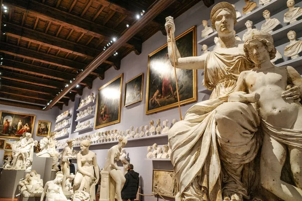 Florencia Italia Nov 2022 Obras Arte Religiosas Esculturas Mármol Galería — Foto de Stock