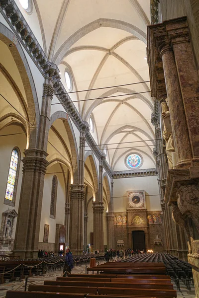 Φλωρεντία Ιταλία Νοεμβρίου 2022 Εσωτερικό Του Καθεδρικού Ναού Santa Maria — Φωτογραφία Αρχείου