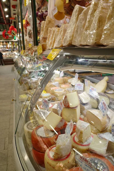 Florencia Italia Nov 2022 Productos Locales Venta Mercado Interior Mercato —  Fotos de Stock