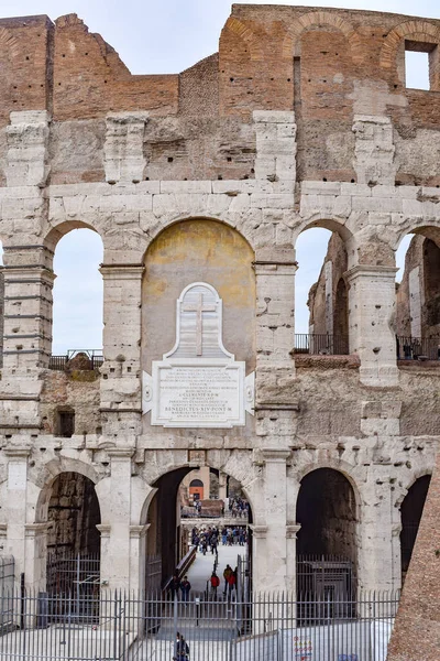 Рим Италия Ноября 2022 Года Колизей Всемирно Известный Римский Амфитеатр — стоковое фото