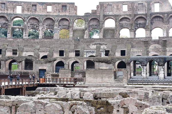 Roma Talya Kasım 2022 Kolezyum Dünyaca Ünlü Roma Amfitiyatrosu — Stok fotoğraf