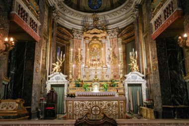 Roma, İtalya - 26 Kasım 2022: San Silvestro in Capite (Birinci Saint Sylvester Kilisesi)