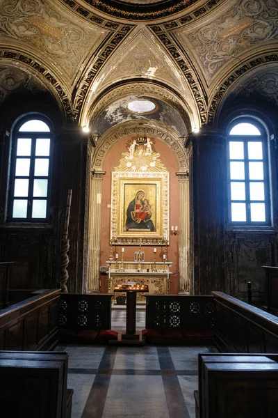 Rzym Włochy Lis 2022 Sztuka Religijna Bazylice Santa Maria Cosmedin — Zdjęcie stockowe
