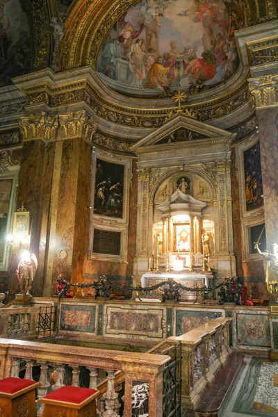 Rzym Włochy Lis 2022 San Silvestro Kastylii Kościół Sylwestra — Zdjęcie stockowe