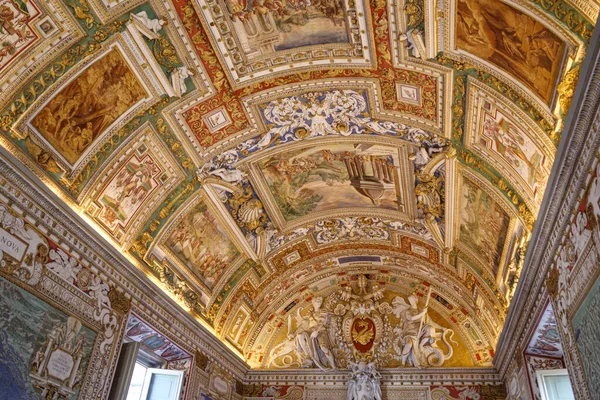 Róma Olaszország 2022 November Galeria Della Carte Geografiche Vagy Térképgaléria — Stock Fotó