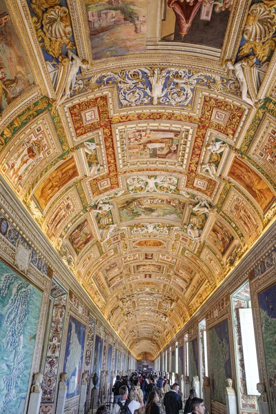 Rome Italy Nov 2022 Galleria Della Carte Geografiche Gallery Maps — Stock Photo, Image
