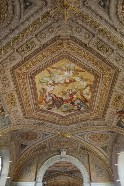 Rome Italië Nov 2022 Galleria Degli Arazzi Tapijt Galerij Vaticaanse — Stockfoto