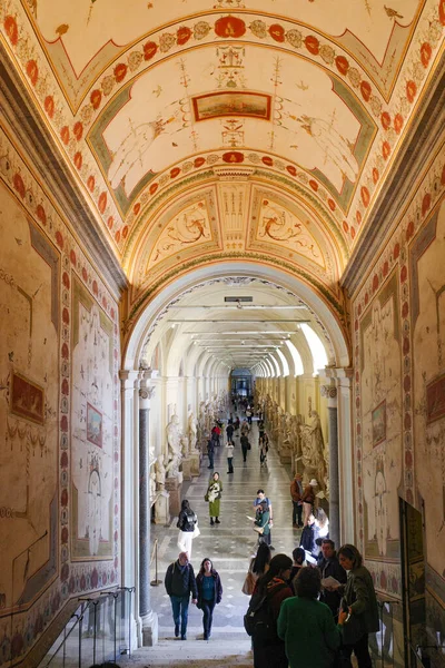 Rome Italië Nov 2022 Marmeren Beelden Bustes Het Chiaramonti Museum — Stockfoto