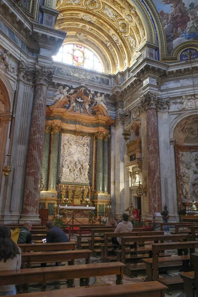 Rome Italy Nov 2022 Sant Agnese Agone Church Interior Piazza — Stock Photo, Image