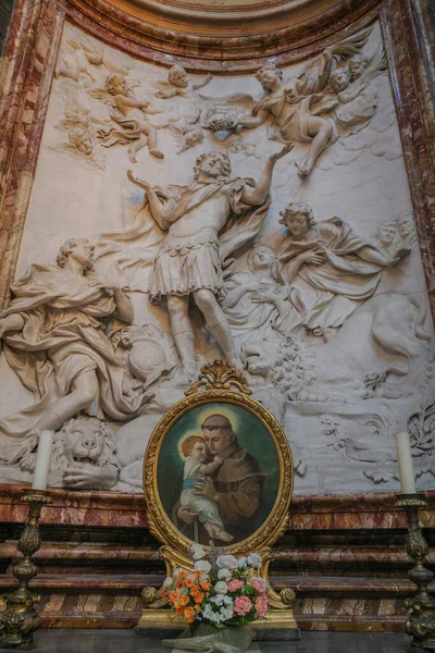 Roma Italia Nov 2022 Sant Agnese Interior Iglesia Agone Piazza — Foto de Stock