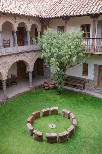 Cusco Peru Dec 2022 Interior Patio Courtyard Inkaterra Casona — Stock Photo, Image