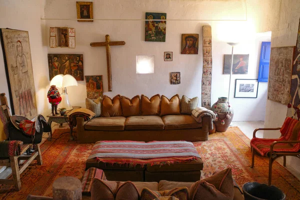 ペルー クスコ 2022年12月5日 クスコ カレサ サフィのプライベート ホームとアート コレクションのインテリア — ストック写真