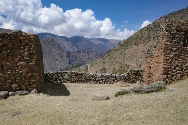 Cusco Perú Diciembre 2022 Las Ruinas Incas Pumamarca Cerca Del —  Fotos de Stock