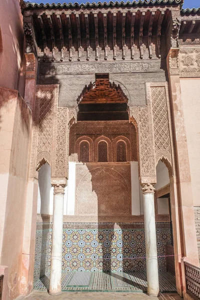 Marrakesch Marokko Februar 2023 Die Saadischen Gräber Kasbah Viertel Von — Stockfoto