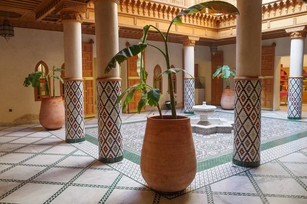 Marrakesch Marokko Februar 2023 Innenhof Des Marokkanischen Museums Für Kulinarische — Stockfoto