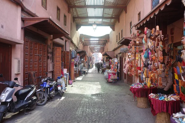 Марракеш Марокко Февраля 2023 Года Ранним Утром Рынках Марракеша Медина — стоковое фото