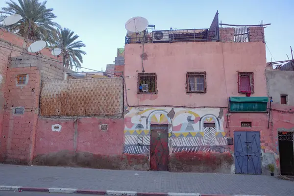 摩洛哥马拉喀什 2023年2月22日 马拉喀什麦地那街头 — 图库照片
