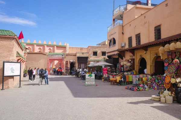 Marrakesz Maroko Lut 2023 Wejście Muzeum Marrakeszu Starówce Medyny Marrakeszu — Zdjęcie stockowe