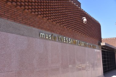 Marakeş, Fas - 24 Şubat 2023: Marakeş 'teki Yves Saint Laurent Müzesi