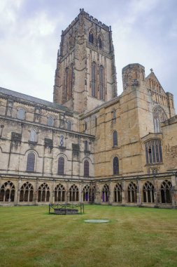 Durham, İngiltere - 12 Temmuz 2023: Durham Cathdral, İngiltere