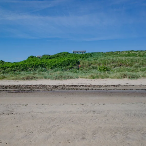 英国牛顿低洼地 2023年7月13日 诺森伯兰海岸的海滨小屋 — 图库照片