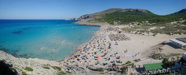Mallorca Spanje Okt 2023 Het Strand Van Cala Mesquida Mallorca — Stockfoto